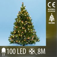 Vianočná led svetelná reťaz vnútorná - guľky ...