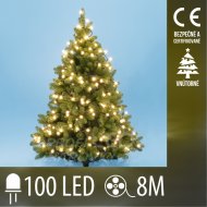 Vianočná led svetelná reťaz vnútorná - guľky ...